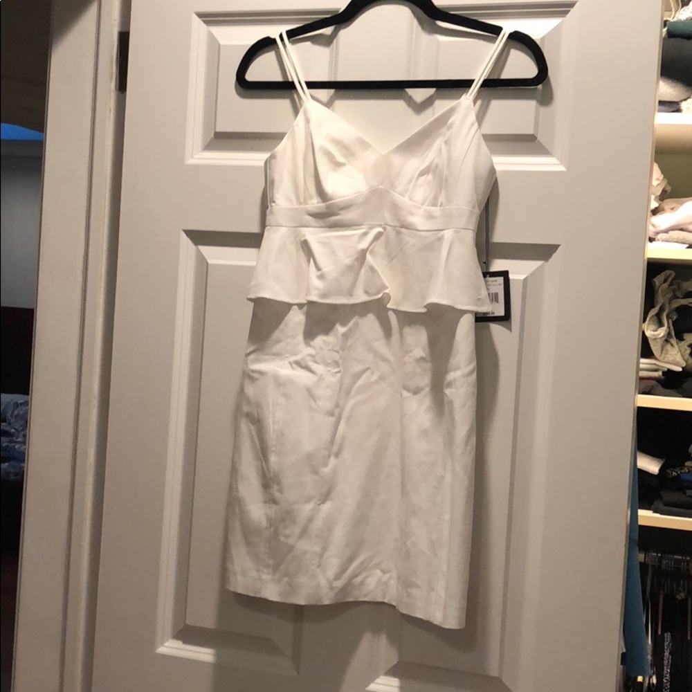 Nanette Lepore white spaghetti strap dress